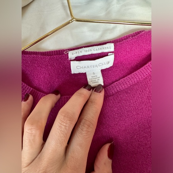 Charter Club 2Ply 100% Premium Cashmere Crewneck Offers Accepted - Picture 5 of 8